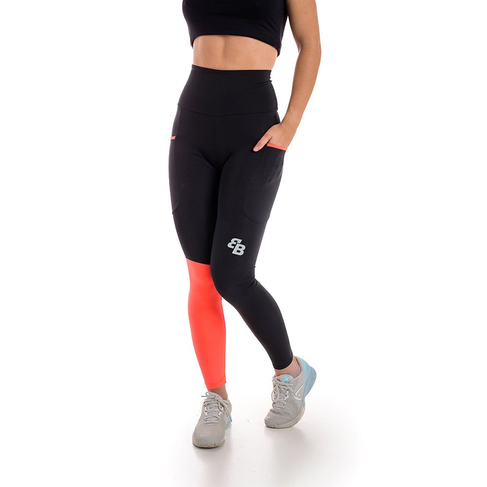 Czarne legginsy sportowe Oasis