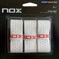 Nox Pro Overgrips White - perforowane (3 szt.)