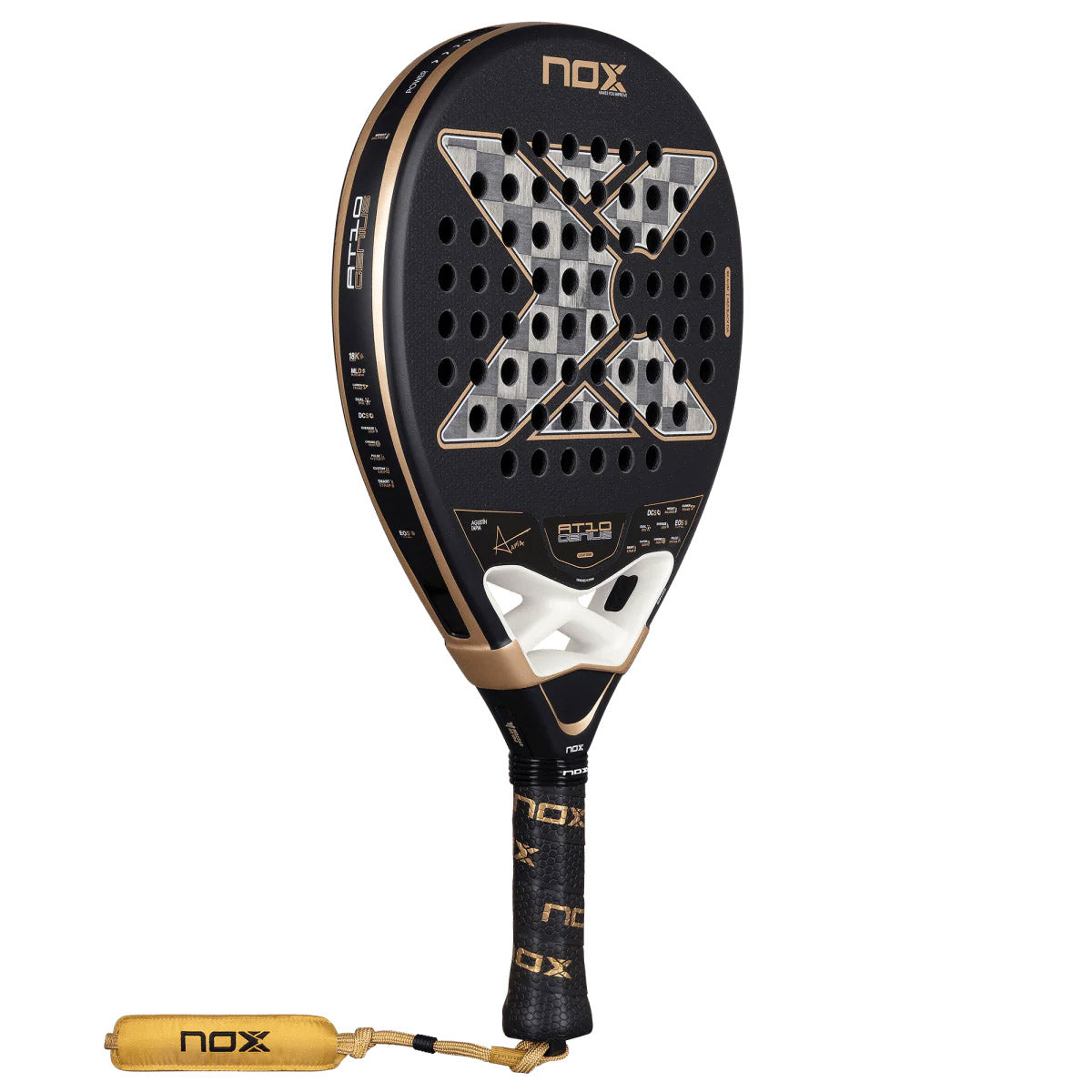Rakieta do padla Nox AT10 Luxury Genius 18K Alum 2026 Agustin Tapia