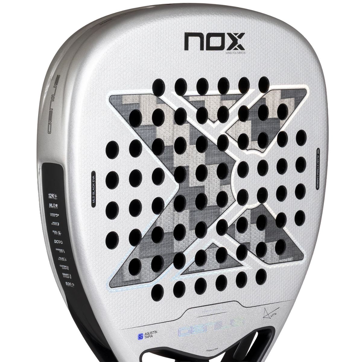 Rakieta do padla Nox AT10 Genius Attack 12K Alum 2027 Agustin Tapia
