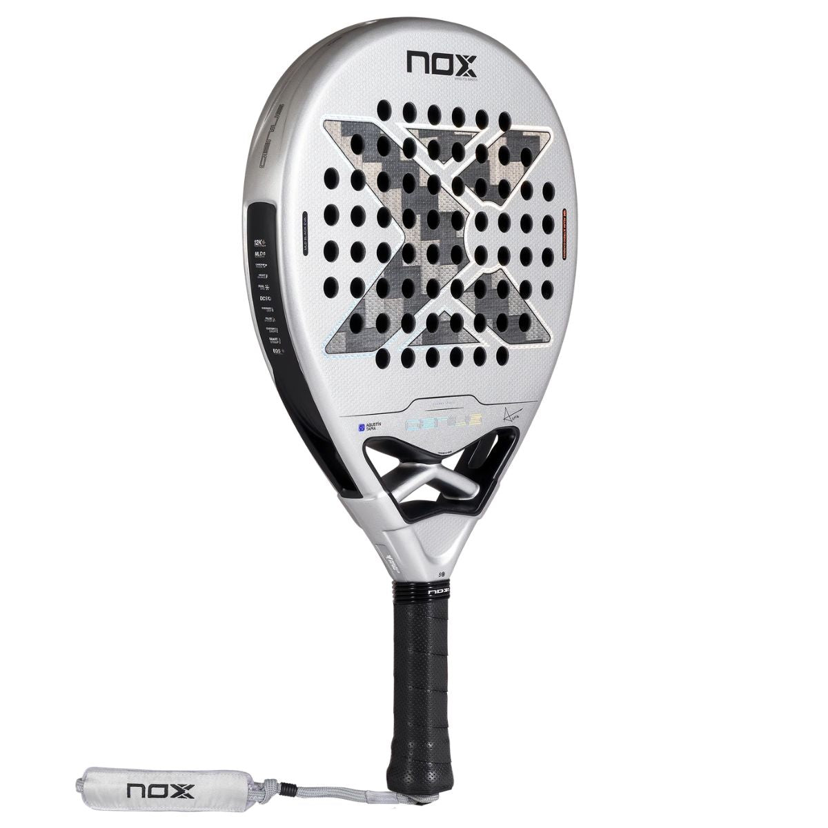 Rakieta do padla Nox AT10 Genius 12K Alum 2027 Agustin Tapia